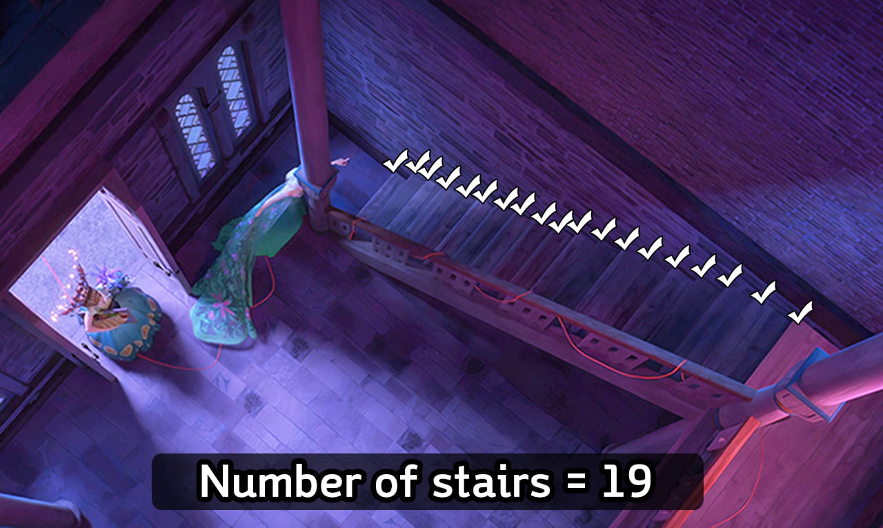 19 staircase in the clocktower