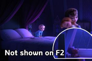 Hidden Mickey in Frozen series