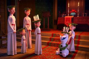 The date when Olaf's frozen adventure took place