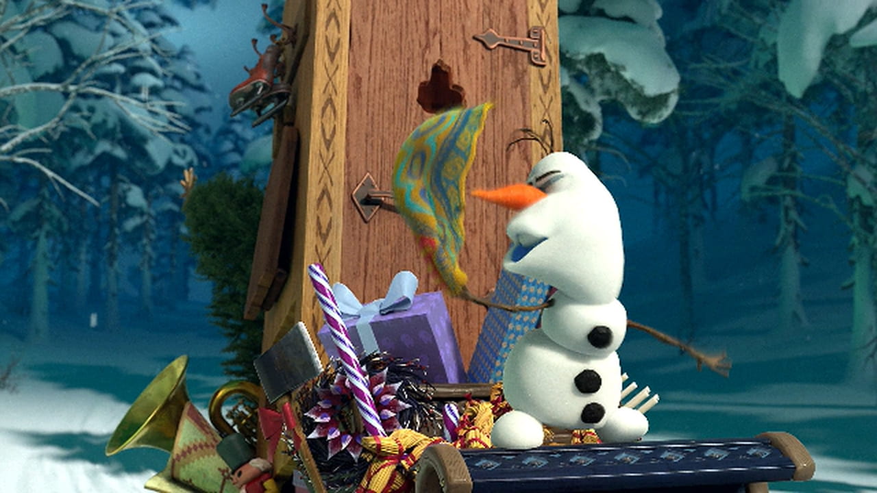 Olaf carrying the presents
