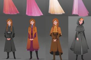 Anna and Elsa's dresses: who made them?